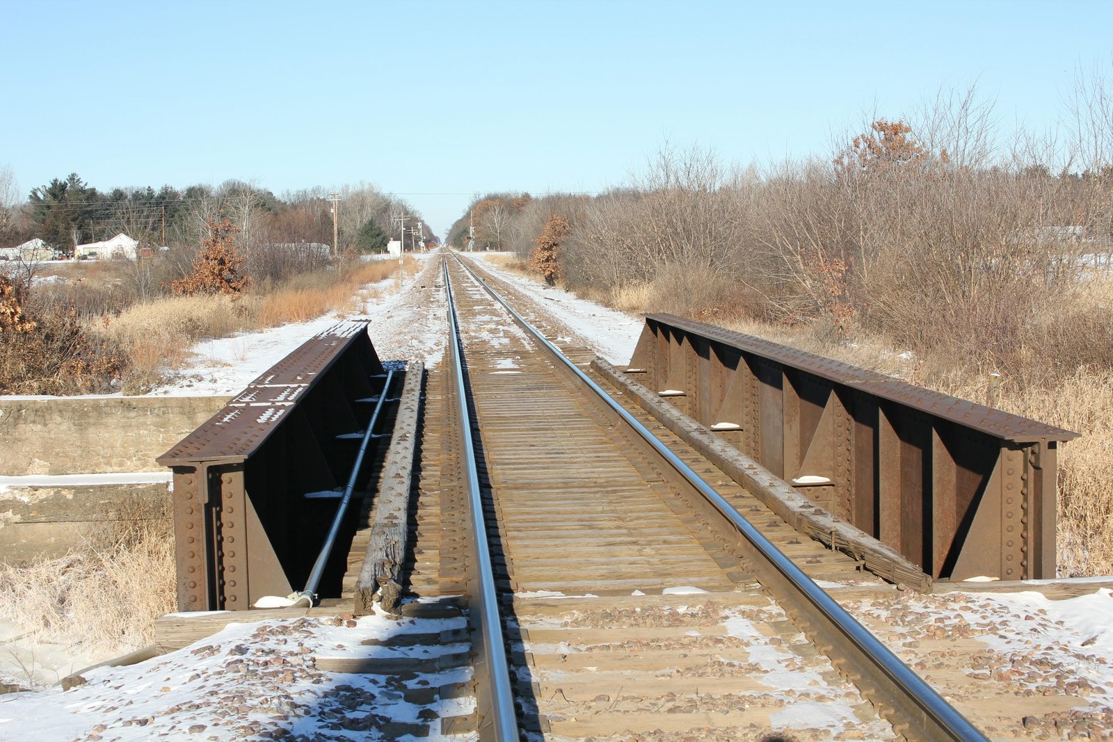 Looking west